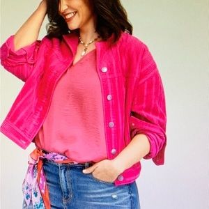 CAbi Magenta Cheeky Topper Jacket